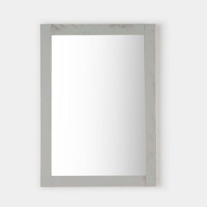 Espejo rectangular de pared 64x90 cm gris braul
