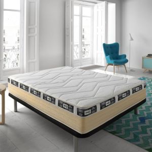 Ecode® colchón visco gel unic carbon 24 cm 80x190