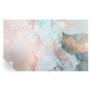 Papel pintado autoadhesivo olas de acuarela 416x254 tulup