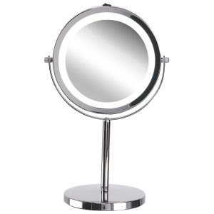 Espejo de maquillaje LED verdun plateado