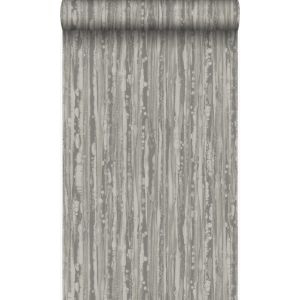 Origin papel pintado rayas marrón y oro brillante claro 53 cm x 10.05 m