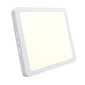 Downlight superficie cuadrado 24w 6500k blanco 2160lm 2,8x28,5x28,5cm selen
