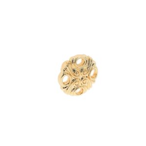 Pomo para muebles 822 en zamac diám 36mm chapados en oro lote de 6