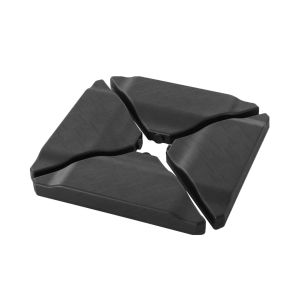 Base triangular para sombrilla antracita 50x50x12 cm