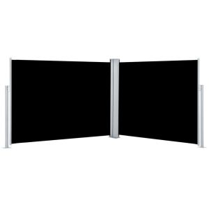 vidaXL toldo lateral retráctil negro 140x1000 cm
