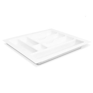 Cubertero modelo mauro para cajón acabado blanco para módulo 500