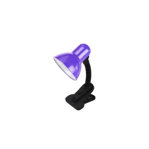 Flexos yezco E27 morado pinza orientable 26x11,5x12cm