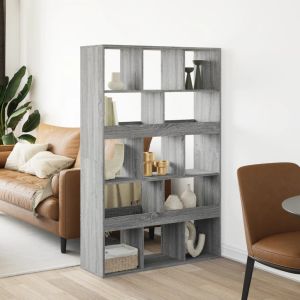Librerías madera gris sonoma 100x33x156,5 cm