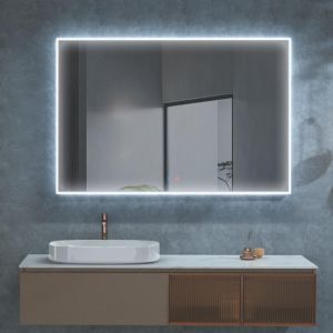 LEDimex - espejo 100x80cm LED antivaho tri-LED serie boston