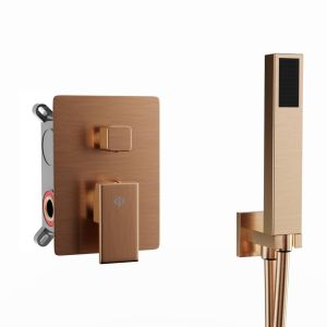 Kit de ducha empotrable orion monomando cobre - gme