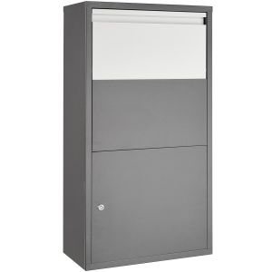 Buzón para paquetes hasta 39 x 30 x 12 cm cierre antirrobo antracita