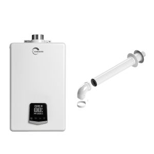 Calentador de gas estanco balnevia basnox sannover 16 l/min, propano/butano