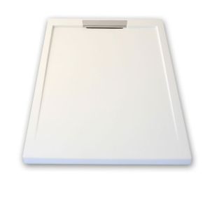 Plato de ducha resina lux blanco  80x160cm