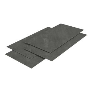 Revestimiento pared bladel 4 paneles PVC 120x60cm - grey stone [neu.haus]