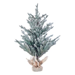 Árbol de navidad nevado ringrose 90 cm verde