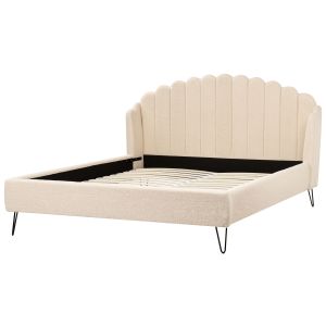 Cama bouclé ambillou 180 x 200 cm beige