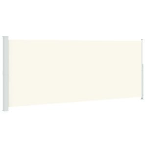 vidaXL toldo lateral retráctil para patio crema 200x500 cm