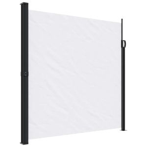 vidaXL toldo lateral retráctil blanco 200x500 cm