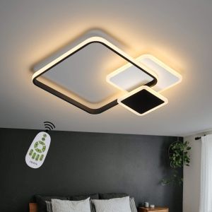 Nettlife lámpara de techo LED 45*41cm, 46w, 3000k-6000k lámpara regulable
