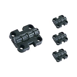 Pack 4 Bisagras Puerta | Resina | Negra | Exterior/Interior - M.Pascual