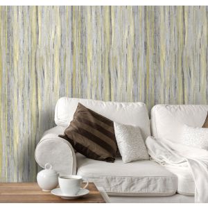 Papel pintado tnt pintadas verticales amarillo y negro