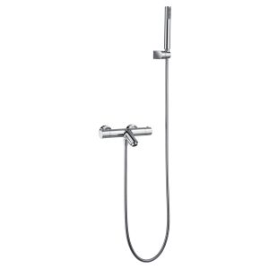 Grifería de bañera termostática con mango de ducha monza–cromo