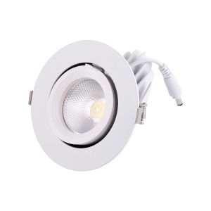 Foco downlight LED 20w 3000lm 4000ºk circular ajustável 40.000h  [ho-cob-c