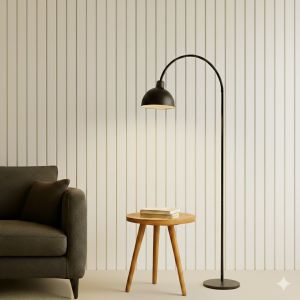 Panel de pared 3d de mdf  blanco satinado de 2760mmx495mm, microondulado