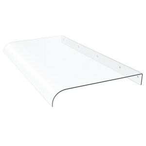 Ame - tejadillo marquesina 120x40 cm en policarbonato transparente
