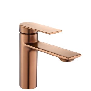 Rea grifo de baño storm copper brush low, 14,2x4,2x15 cm
