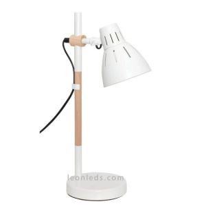 Fabrilamp flexo de estudio blanco y madera