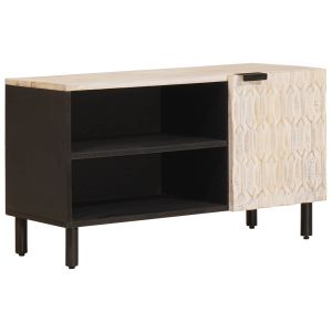 Mueble de tv compacto moderno con almacenaje interior estilo