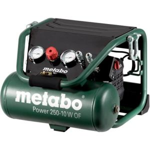 Compresor metabo power 250 - 10 w of 10 hp 2 litros sin aceite, diseño espe