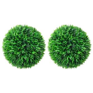 Bolas de boj artificial 2 unidades 38 cm eerf3403