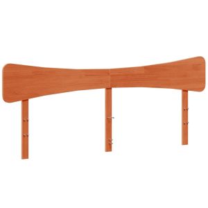 vidaXL cabecero de cama madera maciza de pino marrón cera 180 cm