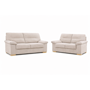 Dupi sofá star pro | conjunto 2 sofás de 3 + 2 plazas | beige