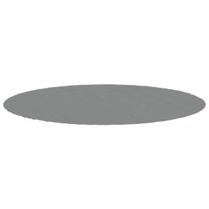 vidaXL tapiz de suelo piscina geotextil de poliéster gris claro ø458cm