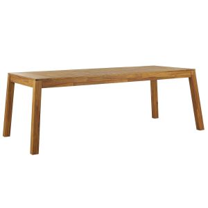 Mesa de jardín livorno 210 cm 90 cm madera de acacia marrón