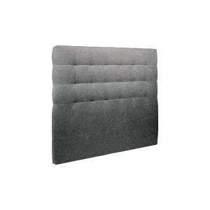Cabecero acolchado 180 cm - tela natté gris antracita - gris antracita