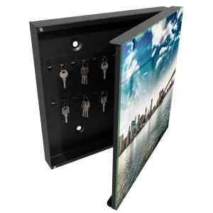 Caja guarda llaves 30x30x5, apertura derecha tulup