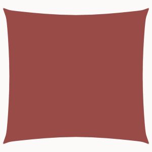 vidaXL toldo de vela cuadrado tela oxford terracota 6x6 m