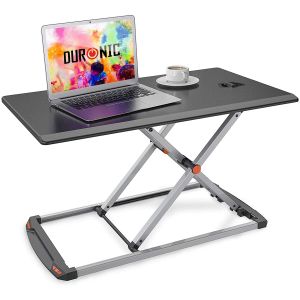 Duronic dm05d11 bk desk ajustable 6-42cm - trabajo de pie/sentado