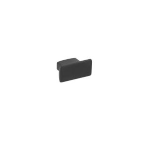 Pomo para muebles en zamac 30 x 16 mm de diam negro
