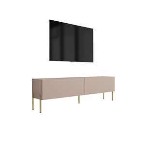 Mueble tv moderno - caramelo mate - paneles 16 mm - 140 x 52 x 32 cm