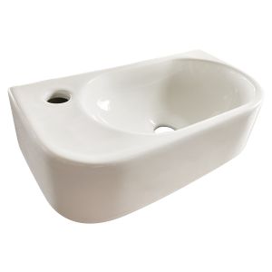 Lavabo iris - blanco - 40,5x22x11cm - cerámica