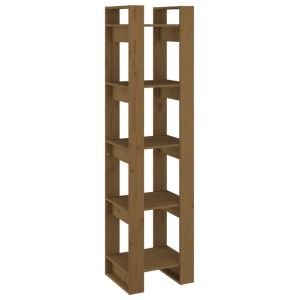 vidaXL estantería/divisor de espacios madera marrón miel 41x35x160 cm