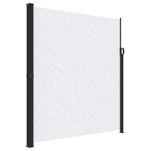 vidaXL toldo lateral retráctil blanco 220x500 cm