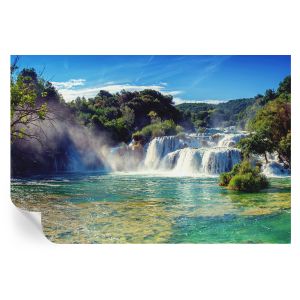 Murales autoadhesivos paisaje de cascada 104x152 tulup