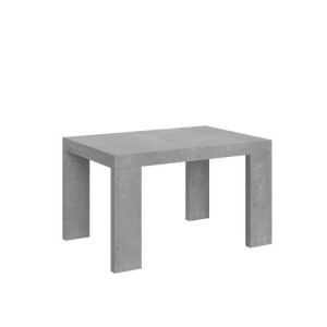 Mesa extensible rectangular - 90x120 a 224 cm - gris