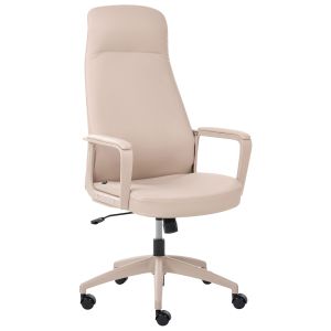 Silla ejecutiva ardour piel sintética beige
